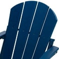 thumbnail image 6 of Westin Outdoor Braxton Folding Plastic Adirondack Chair (Set of 4), Navy Blue, 6 of 16