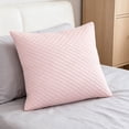 thumbnail image 4 of Throw Pillow Cover,Soft Washable Zipper Hidden Closure for Sofa Couch Decoration Bedroom Bed Accent Living‑Room Home Styling 18x18 Inch,Light-Pink, 4 of 5