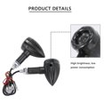thumbnail image 5 of 2Pcs Motorcycle Turn Signal 6Led Indicator Locomotive Universal Turn Signal, 5 of 5