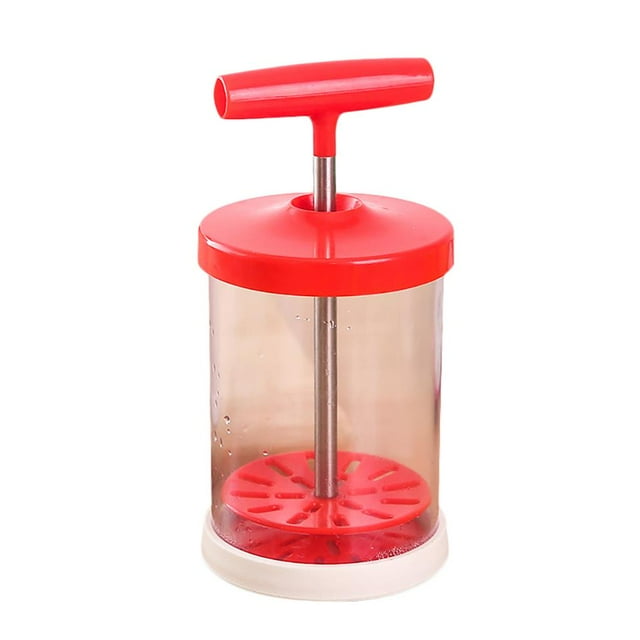 ruzhgo 1PC Presse Manuelle Double Mesh Creamer Creamer DIY Cream Maker Outils de Cuisson Rouge