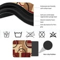 thumbnail image 5 of Washable Rubber Abstract Arcs and Shapes Red Dish Drying Mats for Kitchen Counter Home Large Coffee Bar Pad Accessories and Decor for Utensils Stemware 16''''x18'''', 5 of 6