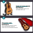 thumbnail image 4 of GOOHOCHY 1 juego de mini guitarra clásica, modelo de simulación de guitarra, decoración de escritorio con caja, 4 of 7