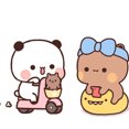 thumbnail image 4 of Bear Bubu Dudu Panda Bear Figure Panda Animal Panda Bubu Bear Model Toy Cartoon Collectible Panda Bubu Dudu Figure Doll QZX, 4 of 6