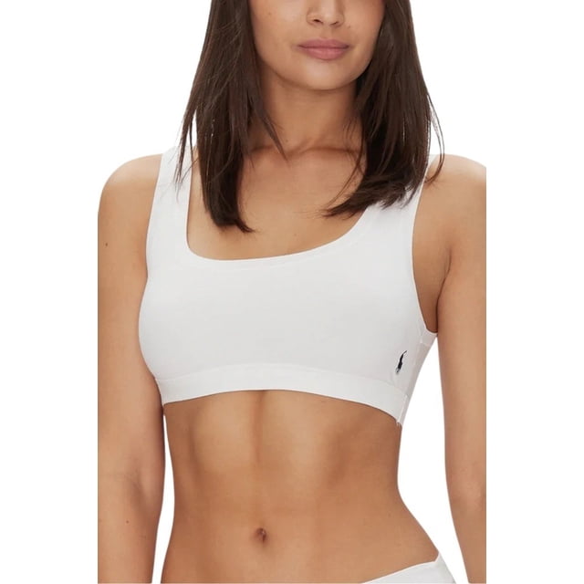 Polo Ralph Lauren Full Coverage Bralette - 4P0498 (White Cloud, M)