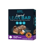 GNC Total Lean Layered Lean Bar | Hunger-Satisfying and High-Protein Snack Bar |