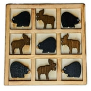 Wilcor Tic Tac Toe Bear/Moose Collectible Board