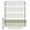 Green, variant on Extra Long Shower Curtain 72x96 Inch, Gray Stripe Shower Curtain Waterproof Bathroom Decor Modern Rustic Horizontal Grey Striped Fabric Bath Curtain Set Accessories with Hooks