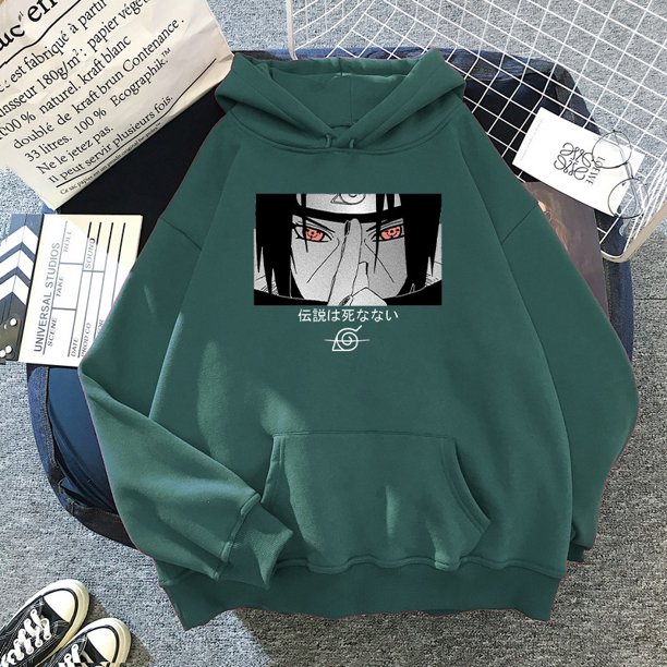 Japanese Anime Naruto Hoodies Uchiha Itachi Printed Cartoon Hoodie couple Streetwear Fashion Harajuku Female sweatshirt