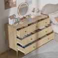 thumbnail image 6 of 7 Drawer Dresser for Bedroom, Wood Chest of Drawers, Modern Storage Cabinet for Living Room, Wood Color, 6 of 7