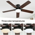 thumbnail image 5 of Sofucor 42" Modern Ceiling Fan ,Flush Mount and Downrod Mount,LED Integrated,, 5 of 12