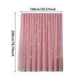 thumbnail image 3 of Hollow‑Out Stars Blackout Curtains, Double Layer Star Cut Out Window Drapes, 1 Panel 39.37" X 78.74" For Bedroom Living Room, 3 of 7