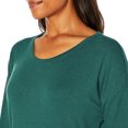 thumbnail image 3 of Banana Republic Women's Soft Knit Long Sleeve High-Low Hem Sweater Top (Green, 2X, 611030), 3 of 6
