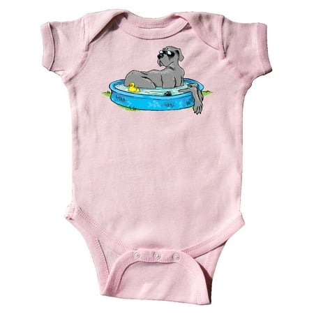 

Inktastic Dog Days of Summer The Water s Fine Gift Baby Boy or Baby Girl Bodysuit