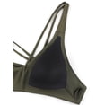 thumbnail image 5 of Top de Bikini CRZ YOGA con Fruncido en el Frente, Escote en V y Tirantes Cruzados, Talle Pequeño, 5 of 5