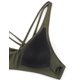 thumbnail image 5 of Top de Bikini CRZ YOGA con Nudo Frontal y Tirantes Cruzados Verde Oliva Oscuro XL, 5 of 5