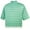 Turquoise/White, variant on Monterey Club Men's Pima Cotton Jacquard Golf Polo Shirt #1447