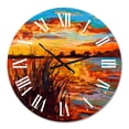 thumbnail image 2 of Designart 1 in Quartz Coastal Wall Clock, 2 of 5