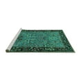 thumbnail image 2 of Ahgly Company Machine Washable Indoor Rectangle Animal Turquoise Blue Traditional Area Rugs, 8' x 10', 2 of 4
