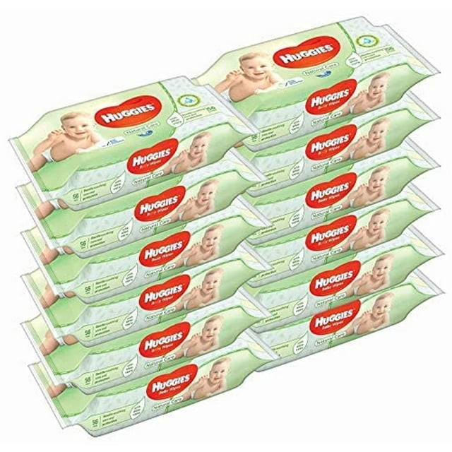 Toallitas para bebés Huggies Natural Care con aloe vera 672 toallitas