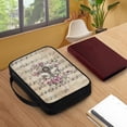 thumbnail image 2 of ZUXONGSY Cross Lily Print Bible Cover for Women Men Hibiscus Sparrow Music Note Pattern Bible Case Large Bible Bag with Zipper Multifunctional Bible Accessories Scripture Bag Christian Gift, 2 of 6