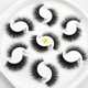 thumbnail image 1 of 7 pares de extensiones de pestañas postizas de pelo de visón 5D, pestañas postizas de 9-20mm, herramienta de maquillaje de pestañas postizas suaves, pestañas largas naturales hechas a mano hola suerte  unisex, 1 of 2