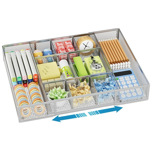 Organizador Expandible para Cajones de Escritorio Marbrasse con 10 Compartimentos