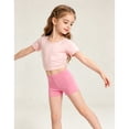thumbnail image 4 of HuaAngel Girls Bike Shorts 6 Packs Breathable Stretch Athletic Shorts for Dance, Yoga, and Sports, 4 of 6