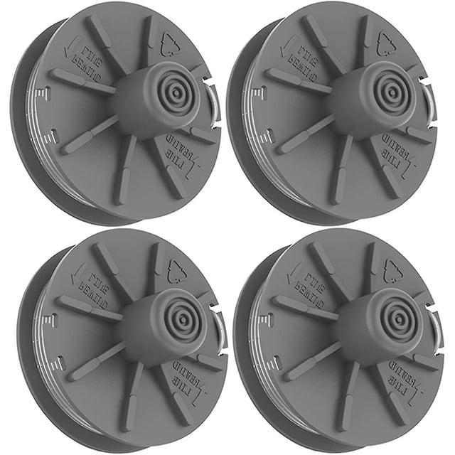 Bobina de hilo para recortadora, 4 piezas, bobina para recortadora de hilo Turbo 5307-20, bobina de repuesto de 6 m para recortadora de césped Gardena