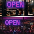 thumbnail image 3 of Cartel LED de abierto Thirdpolite 102 x 36 cm regulable en rojo y azul, 3 of 3