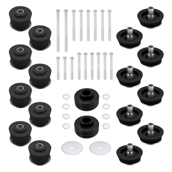 Body Cab Mount Bushing Kit for Ford 2008-16 F250 F350 Super Duty 2/4WD KF04060BK
