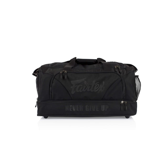Fairtex Gym Bag Gear Equipment for Muay Thai, Boxing, Kickboxing, MMA (BAG2-Black)