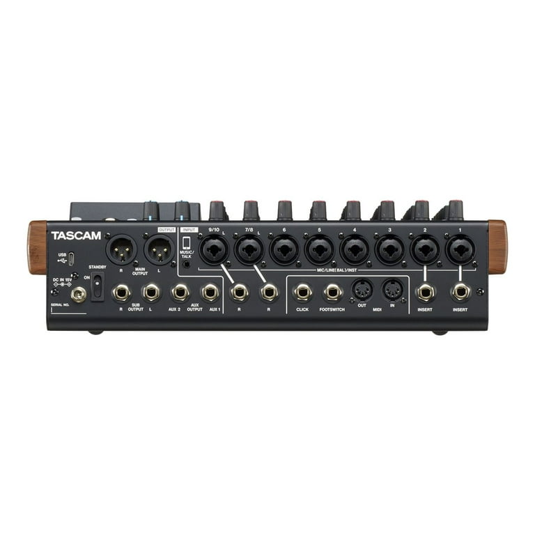 TASCAM Model 12 10-Channel Analog Mixer with DSP Dual TASCAM Model 12 10-Channel Analog Mixer with DSP Dual