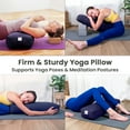 thumbnail image 5 of Sol Living Yoga Bolster Pillow Rectangular Meditation Cushion Cotton Meditation Accessories for Restorative Yoga Meditation Pillow Yoga Pillow Firm Body Pillow Bolster Pillow for Legs Removable Cover, 5 of 7