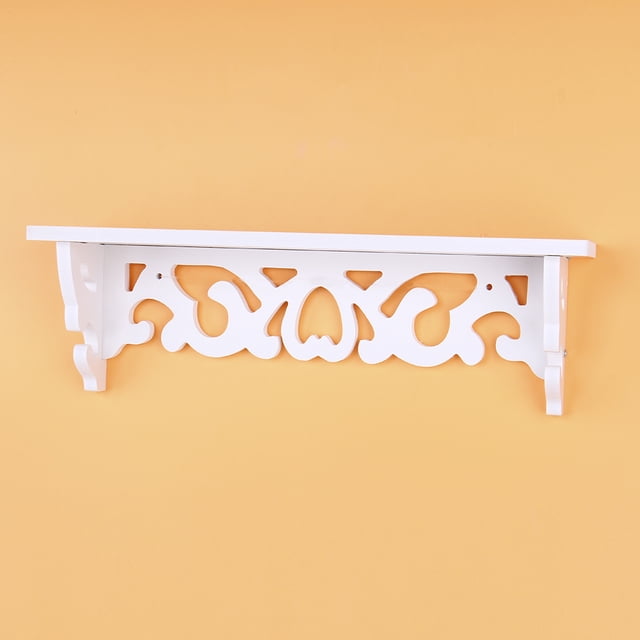Sonew 1Pcs Shelf Display Floating Nesting Wall Decorative Mount Ledge Storage White, Shelf Display Floating Nesting Wall Decorative Mount Ledge Storage White