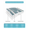 thumbnail image 5 of Christmas Twin XL Size Down Alternative Comforter, Lightweight Comforter Quilt Bedding Set with Pillow Shams Winter Elk Blue Forest White Trees Snowflakes Bed Comforter Duvet Insert 68"x98", 5 of 7