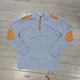 thumbnail image 5 of Ceisia Men's Loose Fit Long Sleeve Henley Shirts with Waffle Knit and Shoulder Color Block Patchwork, Stretch Blend Stand Collar Casual Tops Gifts, 5 of 5