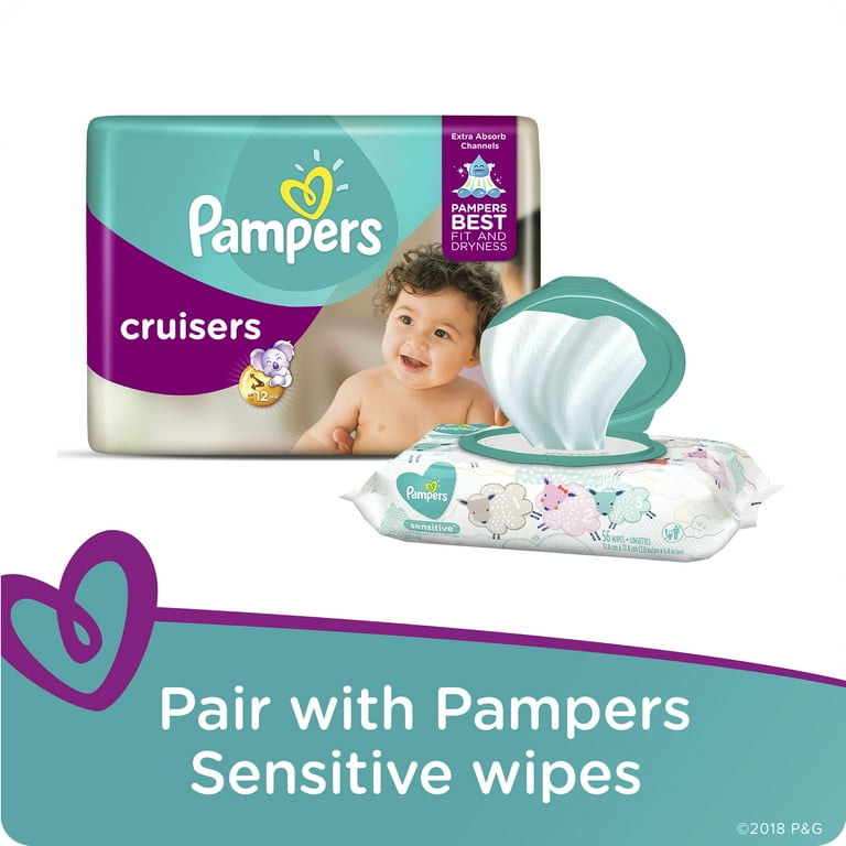 Pampers Cruisers Diapers Size 3 Bonus Pack 146 Count