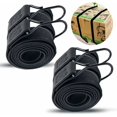 thumbnail image 1 of Paquete de 4 cuerdas elásticas con ganchos, ganchos elásticos de 2 m, cuerdas elásticas para portabicicletas y correa de goma elástica, 1 of 5