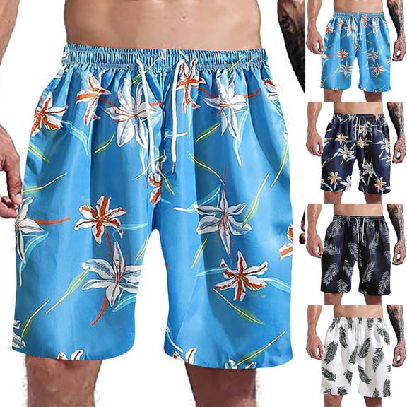 XINPING Swim Trunks Men 5 Inch Lightweight Solid Color Quick Dry Beach Swimming Shorts with Pockets Upf 50 Sun Protection Mens Summer Clothes