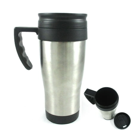 Stainless Steel Insulated Double Wall Travel Coffee Tea Mug Cup 16 Oz Thermo