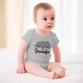 thumbnail image 3 of I Get My Awesomeness From My Grandpa - Baby Clothes - Funny Newborn Bodysuit Outfits for Boys And Girls Gray-style-1 12months, 3 of 7