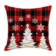 thumbnail image 2 of Wzzjkit Christmas Pillow Covers Decoration, 18x18in Christmas Snowflake Printed Winter Throw Pillows Cushion Case Couch Decor for Christmas Home Outdoor Decorations, Christmas Pillow Cases, 2 of 9