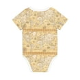 thumbnail image 2 of Daiia World Map Printed Unisex-Baby Short Sleeve Onesies Bodysuits Baby Climbing Clothes Soft and Comfortable Romper with Expandable Shoulder Design-12 Months, 2 of 8