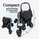 thumbnail image 4 of Strolee Lightweight Baby & Toddler Stroller, Ultra Compact, Airplane-Friendly Travel Stroller, One-Handed Fold, Near Flat Recline, X-L Canopy & Parent Cup Holder -LinQ Multiple Strollers (Shadow Grey), 4 of 5