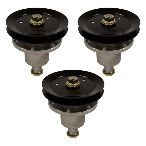 Spindle With Pulley For Exmark 1-634972 60 In. Lazer Z 3 Pack