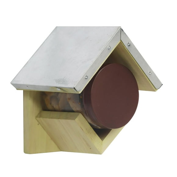 maison d'oiseau au beurre de cacahuète Maison beu de cacah avec pot