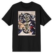 Jujutsu Kaisen Character Poster Art Men's Black T-shirt-6XL