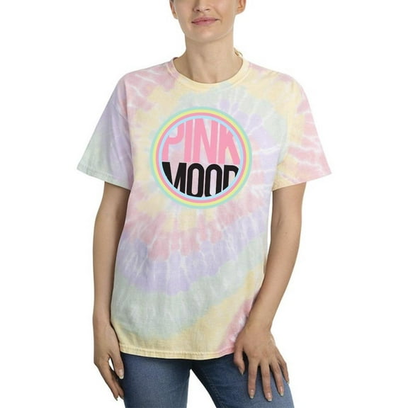 Pink Mood On Rainbow Sign Tie Dye Spiral Women -Image by Shutterstock, Female Small