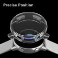 thumbnail image 3 of EIMELI Case Compatible with Samsung Galaxy Watch Active Screen Protector 40mm, Slim Plated Scractch-Resist Case All Around Protective Bumper Shell Cover for Galaxy Watch Active Smartwatch, Clear, 3 of 5