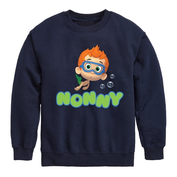 Bubble Guppies - Nonny Graphic Long Sleeve Fleece Sweatshirt